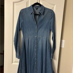 Buffalo David Bitton Blue Long Sleeve Dress